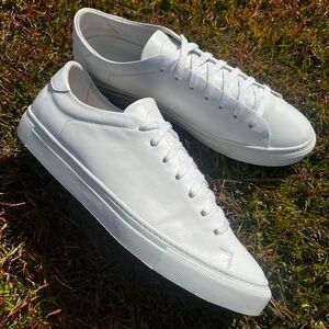 CLEAN Beckett Simonon size 12 Reid Leather White shoes